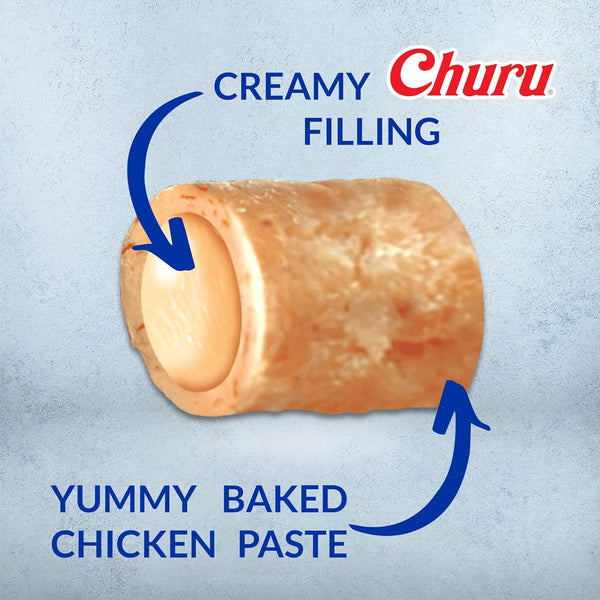 Inaba Churu Bites Chicken Recipe wraps Chicken with Tuna Dog Treats