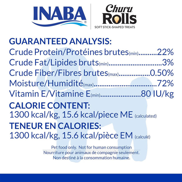 Inaba Churu Rolls Chicken Recipe wraps Chicken Dog Treats