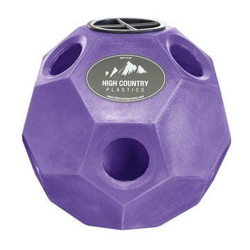 Buy purple High Country Plastics Horse Feeder Ball