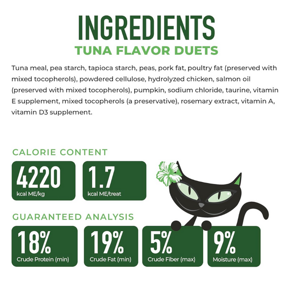 Tiki Cat Duets Tuna Crunchy Cat Treats (2 oz)