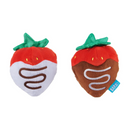 BARK Chocolick Strawberries Plush Dog Toy (Set of 2)-1