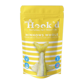 Totally Hook’d Freeze-Dried Whole Minnows Dog & Cat Treats - 1 oz - Dog & Cat Treats 1