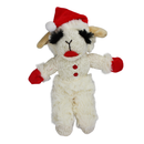 Multipet Lamb Chop Standing with Santa Hat - Dog Plush Toy (13 in)-1