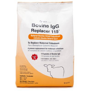 VetOne Bovine IgG Replacer 115, Natural Bovine Dried Colostrum (640 gm)