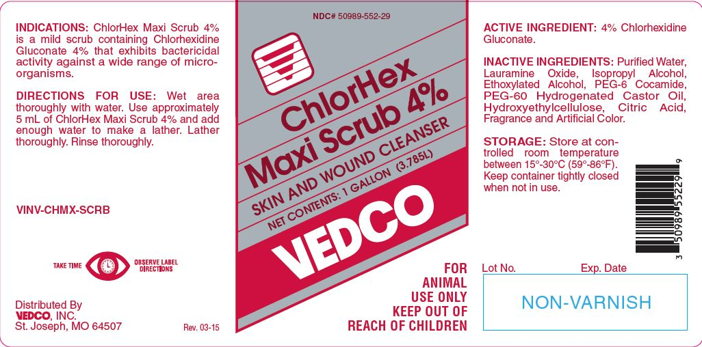 Vedco Chlorhexiderm Maxi Scrub 4% For Dogs, Cats & Horses (gallon) - 0