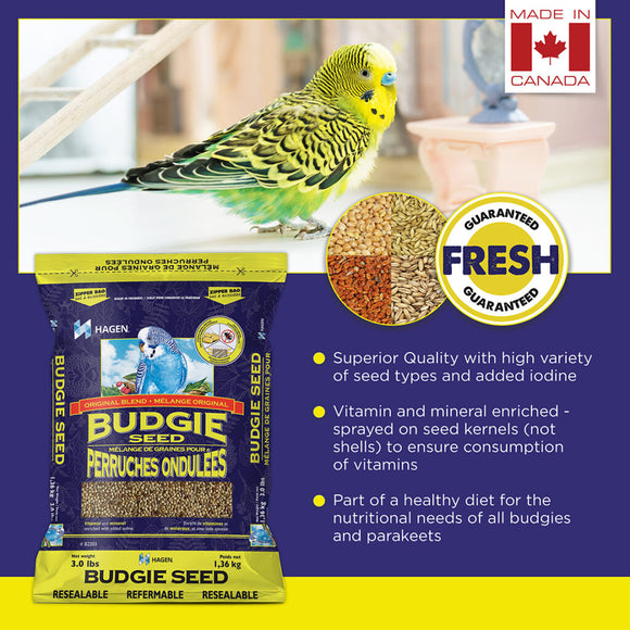 Hari Parakeet/Budgie Staple VME Seed, 3-lb