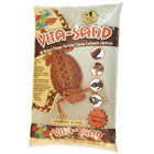 Bag of Zoo Med Vita-Sand reptile substrate with tortoise illustration on a white background