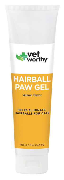 Vet Worthy Hairball Paw Gel for Cats, 5-oz