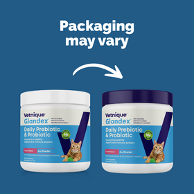 Glandex Daily Prebiotic & Probiotic Powder for Cats, Tuna Flavor, 4 oz - 0