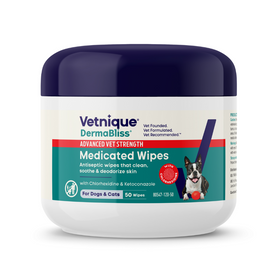 Dermabliss Advanced Vet Strength Medicated Wipes, 50 ct