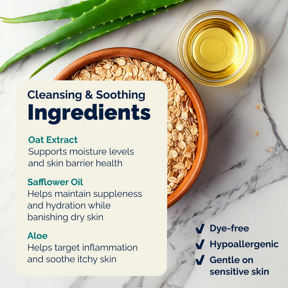 Dermabliss Advanced Vet Strength Anti-Itch & Allergy Relief Shampoo for Dogs & Cats, 16 oz