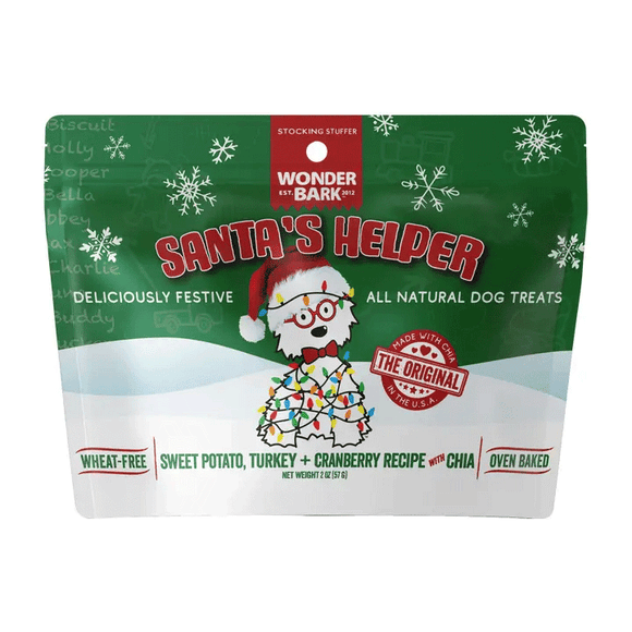 Wonder Bark Christmas Santa's Helper Oven Baked Dog Treats