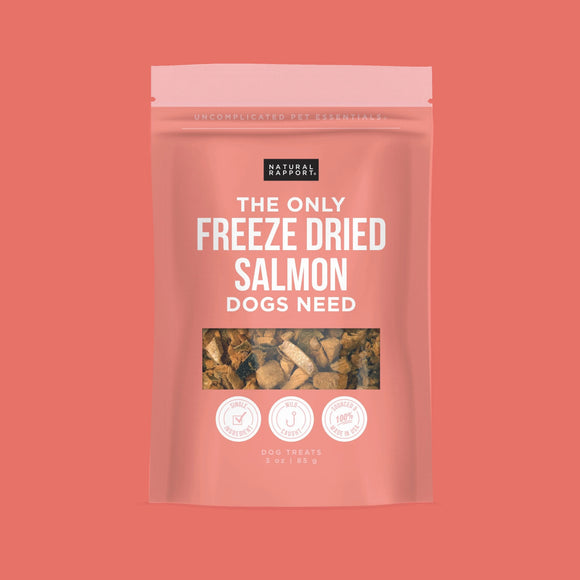 Natural Rapport The Only Freeze-Dried Salmon Dogs Need, 3-oz