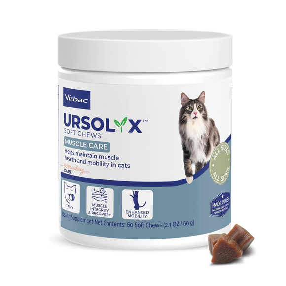 Virbac Ursolyx Muscle Care Soft Chews for Cats