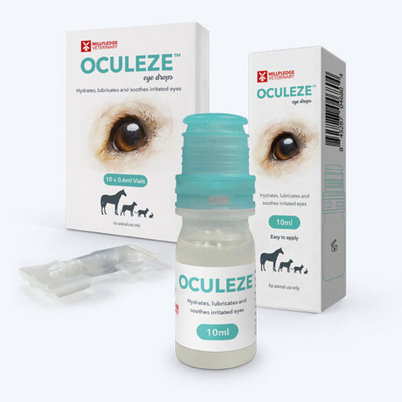 Oculeaze Eye Drops for Dogs & Cats, 10-ml