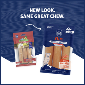 Himalayan Pet Supply yakyYUM with Bacon Dog Chews (4 ct) - 0