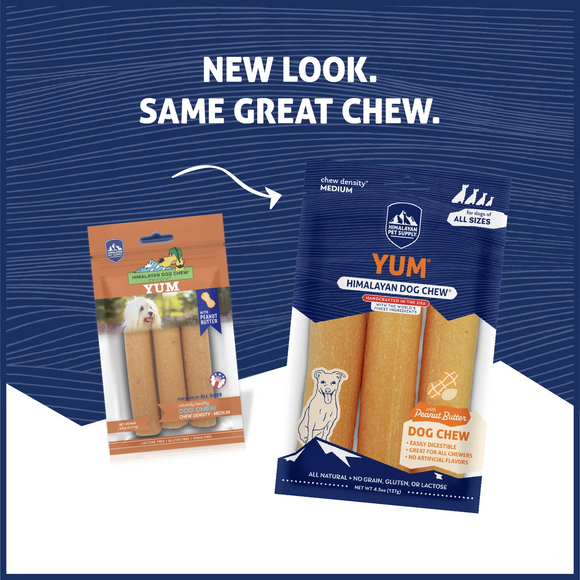 Himalayan Pet Supply yakyYUM with Peanut Butter Dog Chews