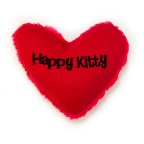 Yeowww! Hearrrt Attack "Happy Kitty" Catnip Cat Toy