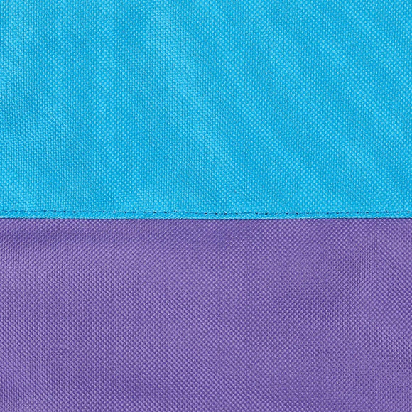 Two-tone fabric pattern with blue and purple sections