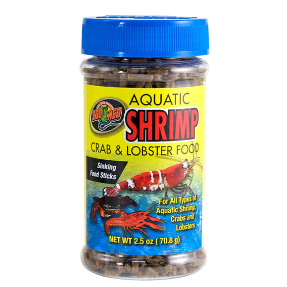 Zoo Med Aquatic Shrimp Crab & Lobster Dry Food, 2.5-oz
