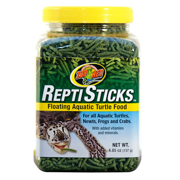 Zoo Med Reptisticks Floating Aquatic Turtle Dry Food, 4-oz
