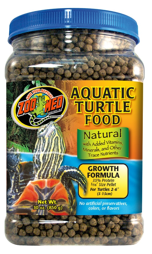 Zoo Med Natural Aquatic Turtle Food Growth Formula Dry Food - 0