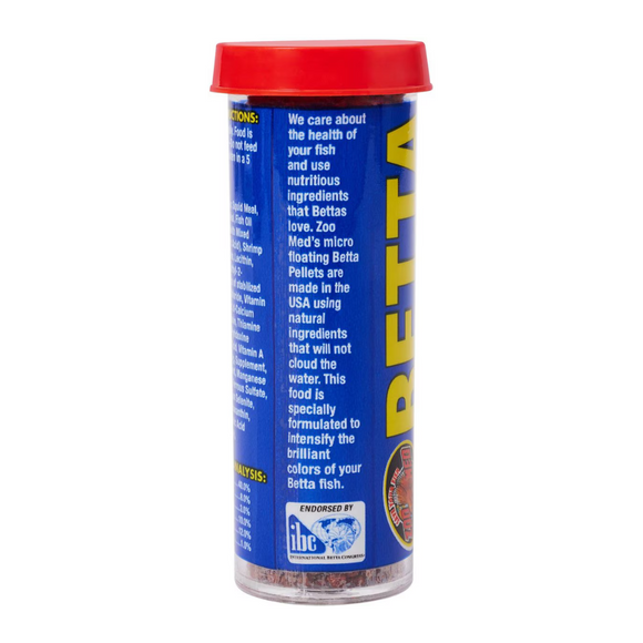 Zoo Med Micro Floating Betta Pellet Fish Food