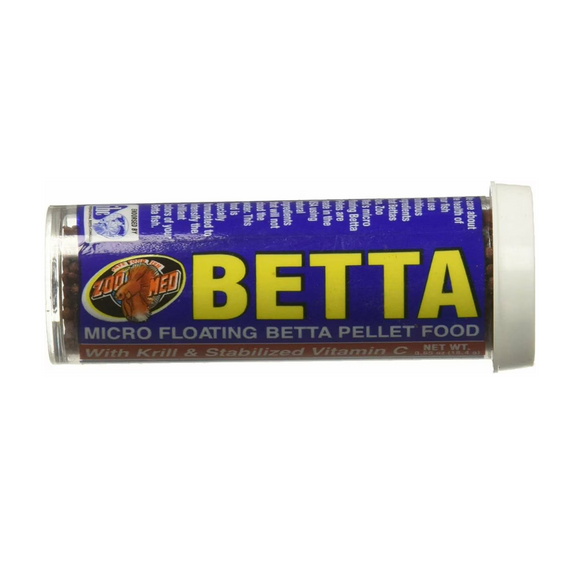 Zoo Med Micro Floating Betta Pellet Fish Food