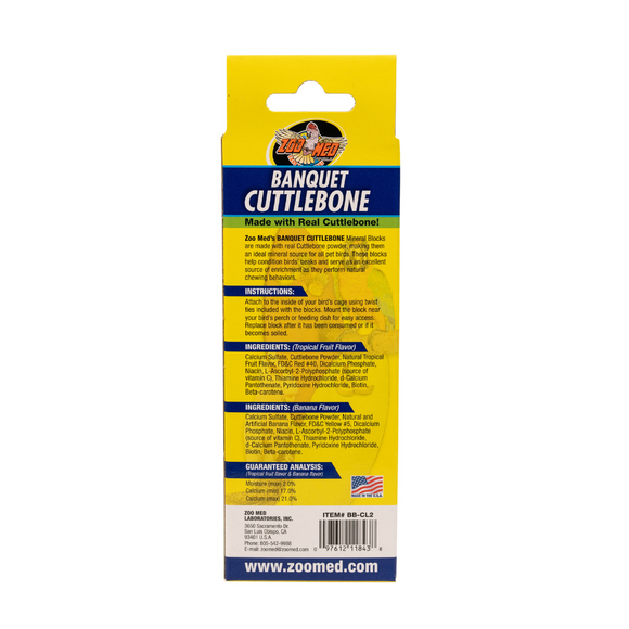 Zoo Med Banquet Cuttlebone Food For Birds