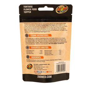 Zoo Med Tortoise & Box Flower Food Topper For Turtle - 0