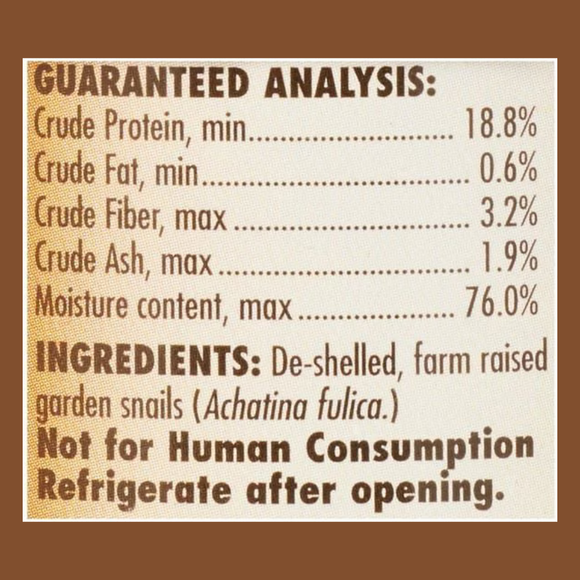 Zoo Med Can O' Snails Reptile, Bird & Mammal Food & Treat (1.7 oz)