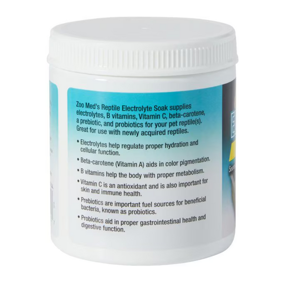 Zoo Med Reptile Electrolyte Soak Supplement
