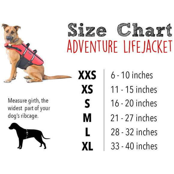 ZippyPaws Adventure Dog Life Jacket, Red
