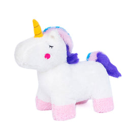 ZippyPaws Storybook Snugglerz Charlotte the Unicorn Plush Dog Toy, Medium