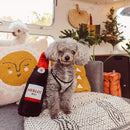 ZippyPaws Red Wine Happy Hour Crusherz Plush Dog Toy