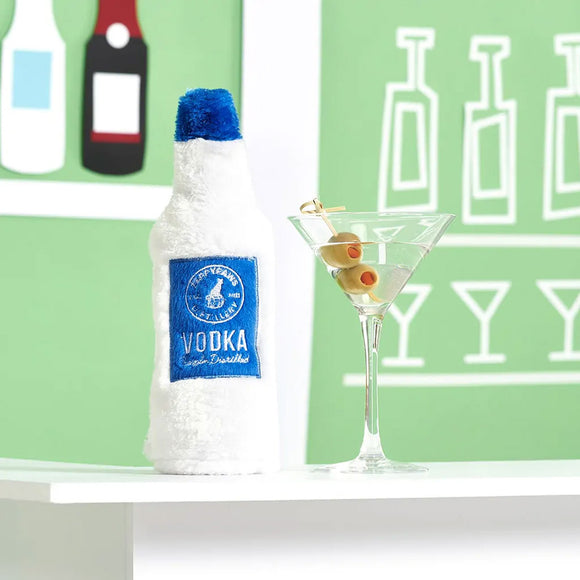 ZippyPaws Vodka Happy Hour Crusherz Plush Dog Toy