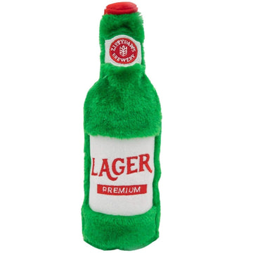 ZippyPaws Lager Happy Hour Crusherz Plush Dog Toy, Medium