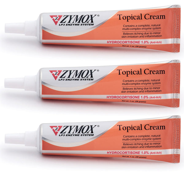 zymox topical cream hydrocortisone 1% 1oz 3pack