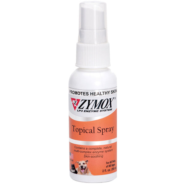 Zymox Topical Spray Hydrocortisone Free for Dogs & Cats (2 oz)