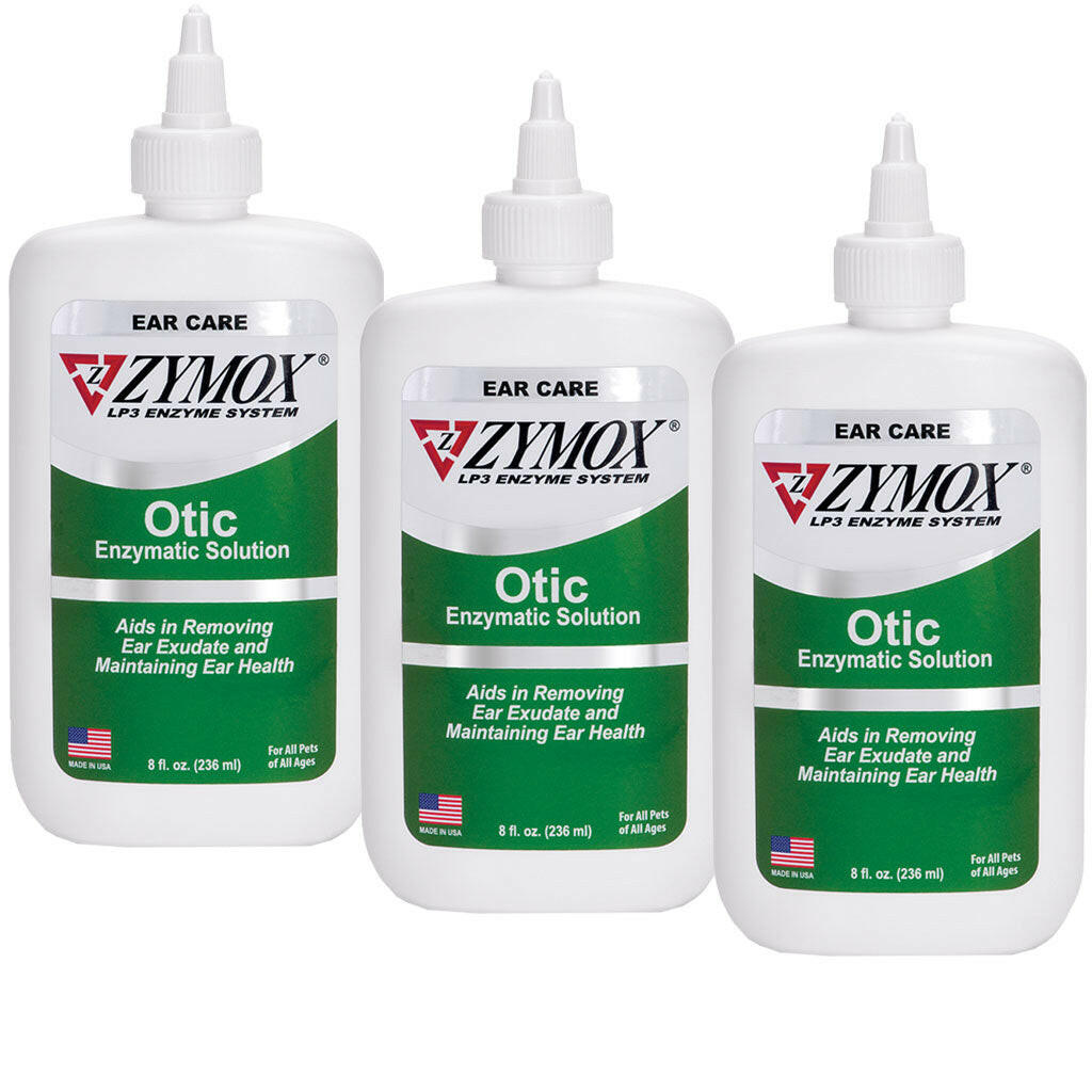 Zymox Otic Ear Treatment without Hydrocortisone Dog Ear Care.