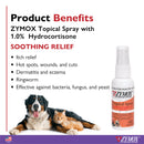 Zymox Topical Spray for skin therapy in dogs and cats
