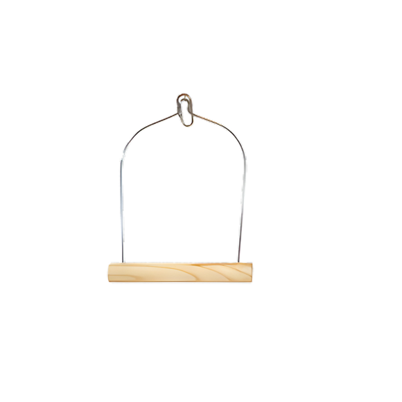 E Cages Economy Wooden Bird Swing Perch - Large