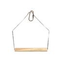E Cages Economy Wooden Bird Swing Perch - Medium