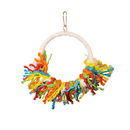 A & E Cages Rope Preening Cotton Swing Bird Toy with Bell