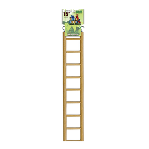 A & E Cages Wooden Climbing Ladder Bird Cage Toy for Birds - Medium
