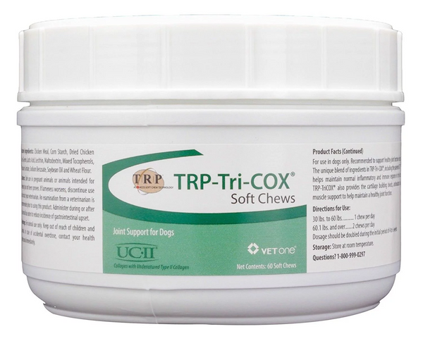 VetOne TRP-Tri-Cox Joint Support Soft Chews (60 chews)