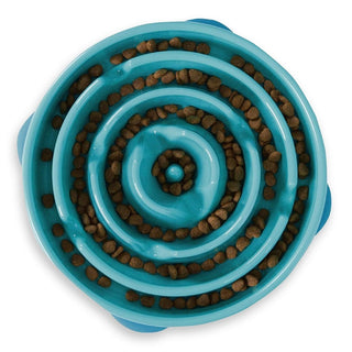 Outward Hound Fun Feeder Turquoise Drop For Dogs (Large/Regular)