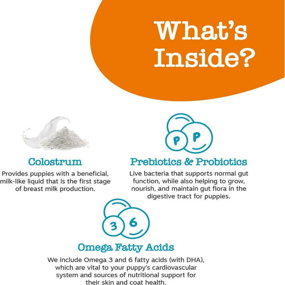 Zesty Milk Replacer Powder Supplement For Puppy (12 oz)