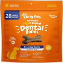 Zesty Paws All-in-One Functional Dental Bone Chews For Small Dogs (28 bones)