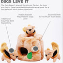 Outward Hound Squeakin Animals Squirrel Brown Dog Toy (3 pack)